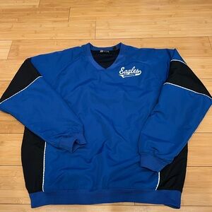 Gear For Sports V-Neck Blue and Black Sweater